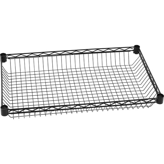 Basket for table trolley, LxW 760 x 460 mm, black.