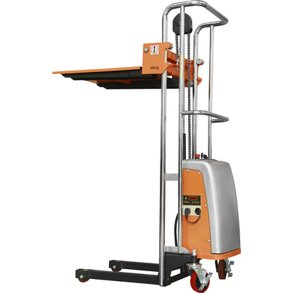 Budget stacker, electro-hydraulic, lifting range 85 - 1200 mm.