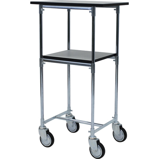 ESD table trolley, 2 shelves, LxW 600 x 430 mm.
