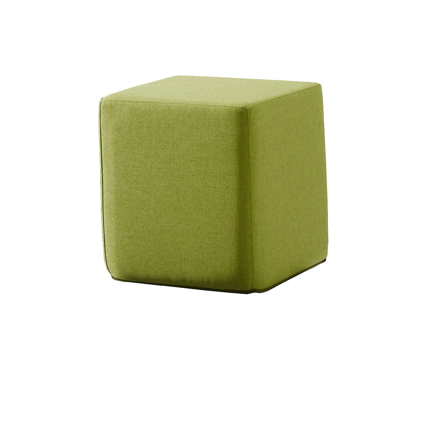 SITTING cube seat, HxWxD 420 x 400 x 400 mm, green.