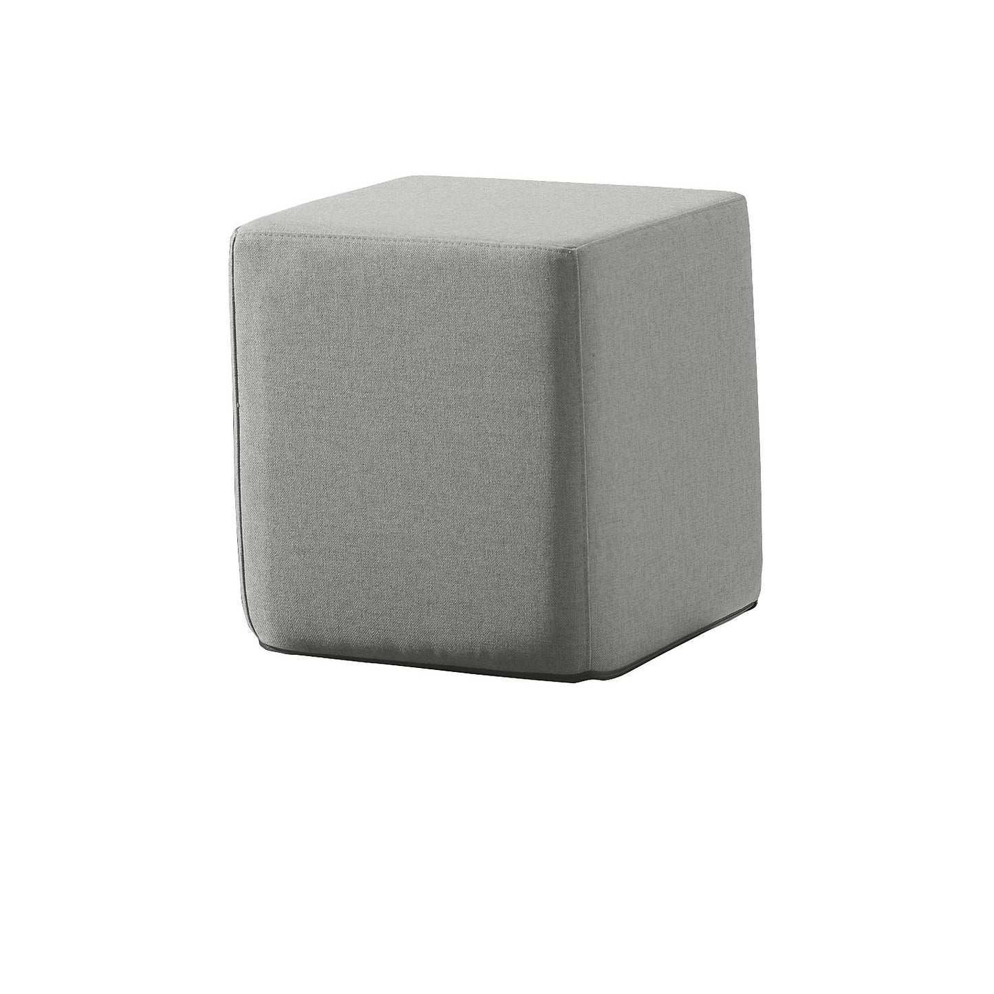 SITTING cube seat, HxWxD 420 x 400 x 400 mm, light grey.