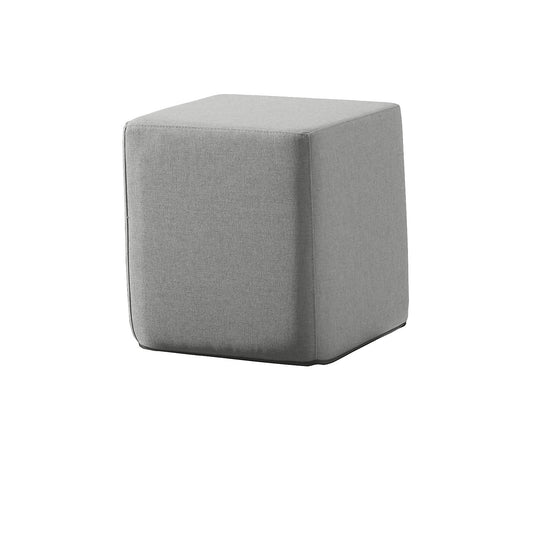 SITTING cube seat, HxWxD 420 x 400 x 400 mm, light grey.