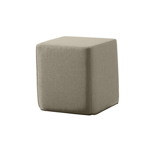 SITTING cube seat, HxWxD 420 x 400 x 400 mm, beige.