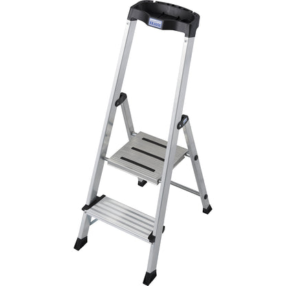 Step ladder, with deep steps, 2 steps.