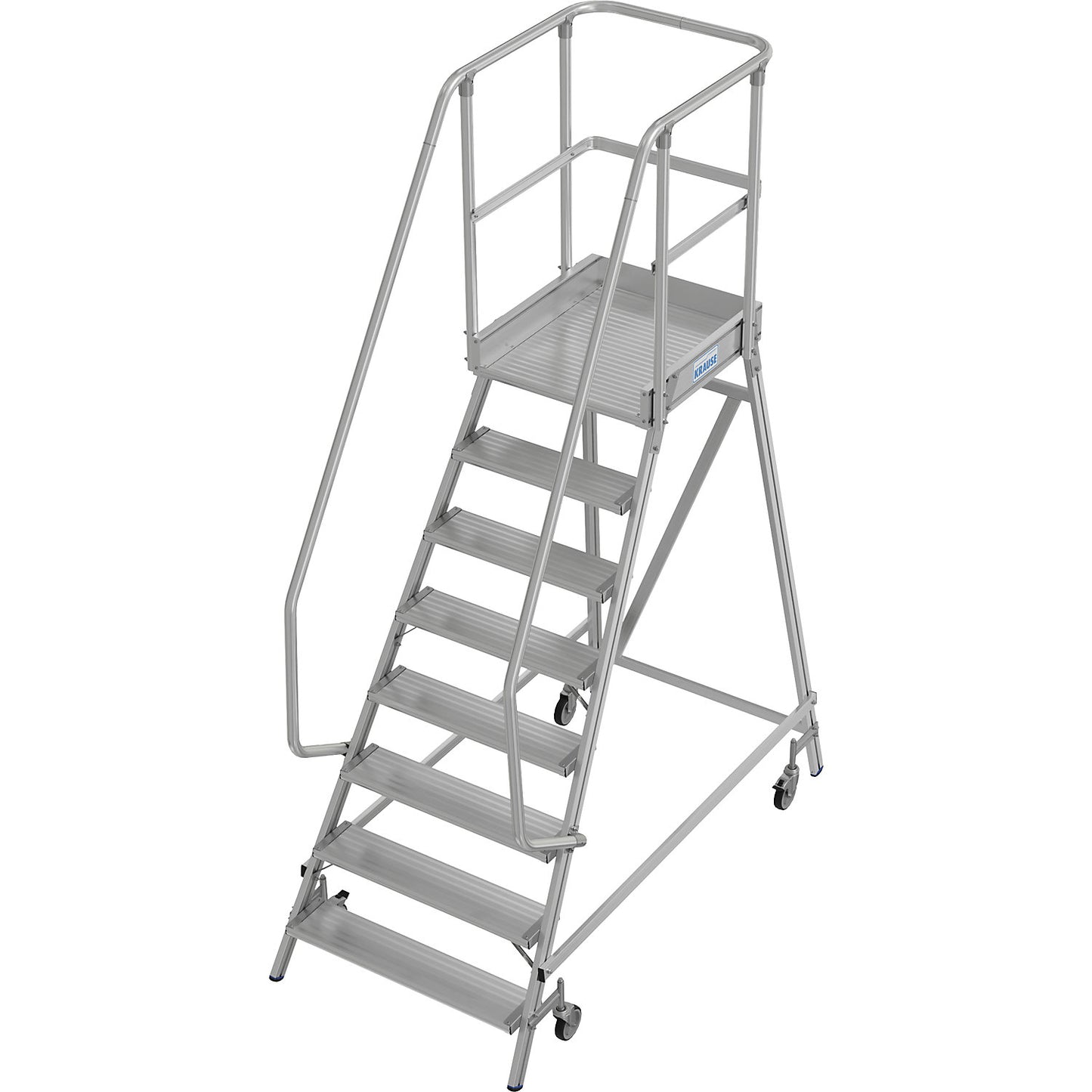 Mobile safety steps, single sided access, 8 steps.