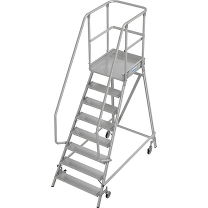 Mobile safety steps, single sided access, 8 steps.