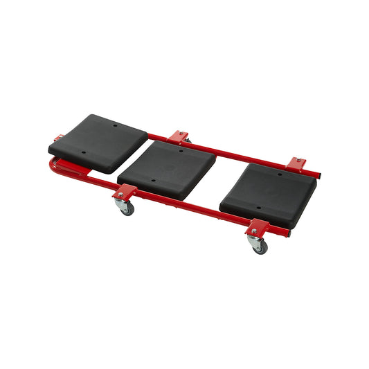 Workshop creeper, adjustable neck support, 4 swivel castors.