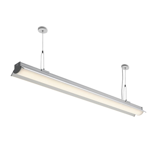 ALU CONNECT LED ceiling lamp, 36 W, length 1180 mm, silver.