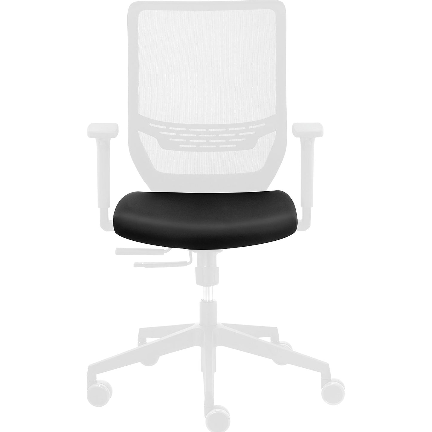 TO-SYNC seat cover, for office swivel chair, black.