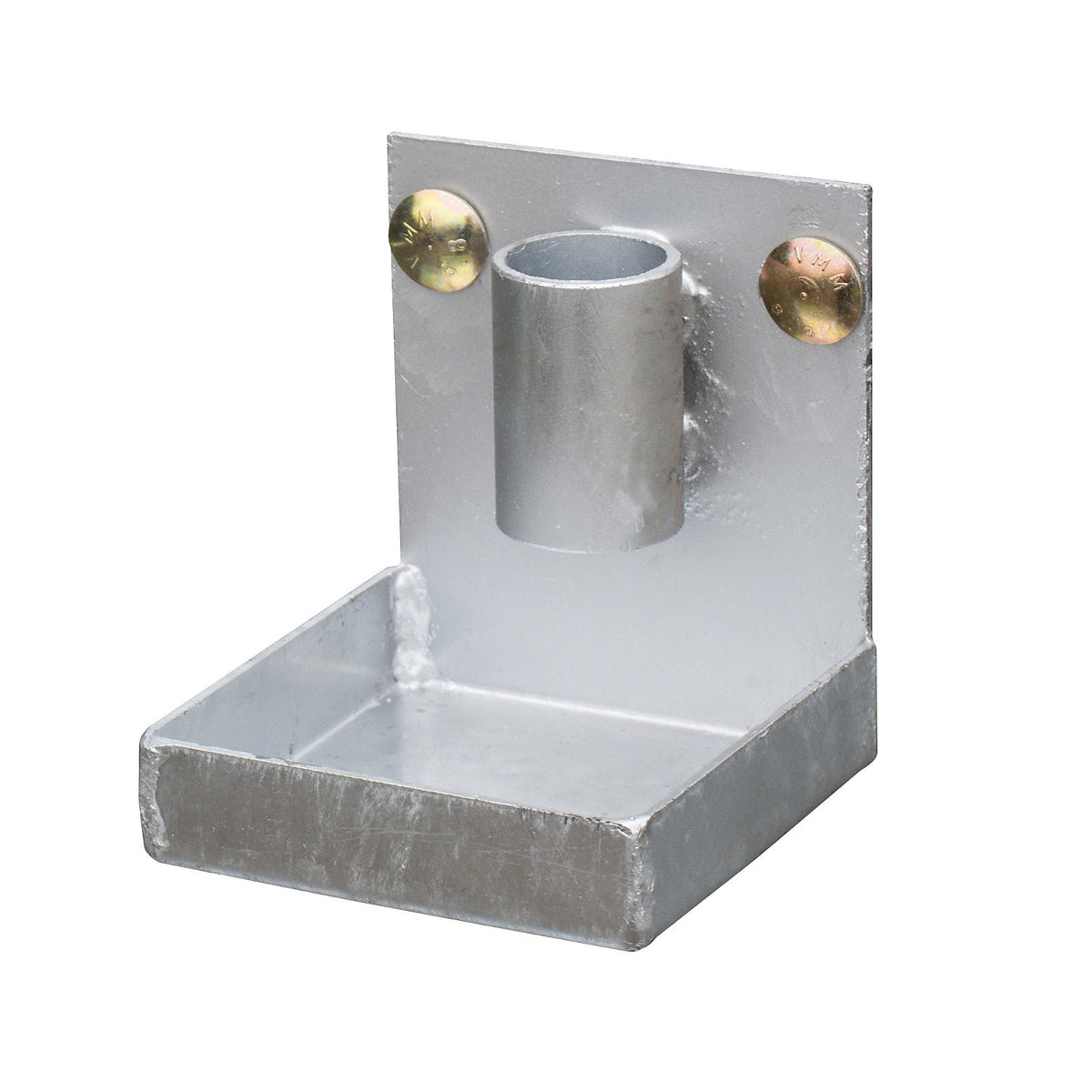 Holder for pump nozzle, with sump tray, sheet steel, hot dip galvanised.