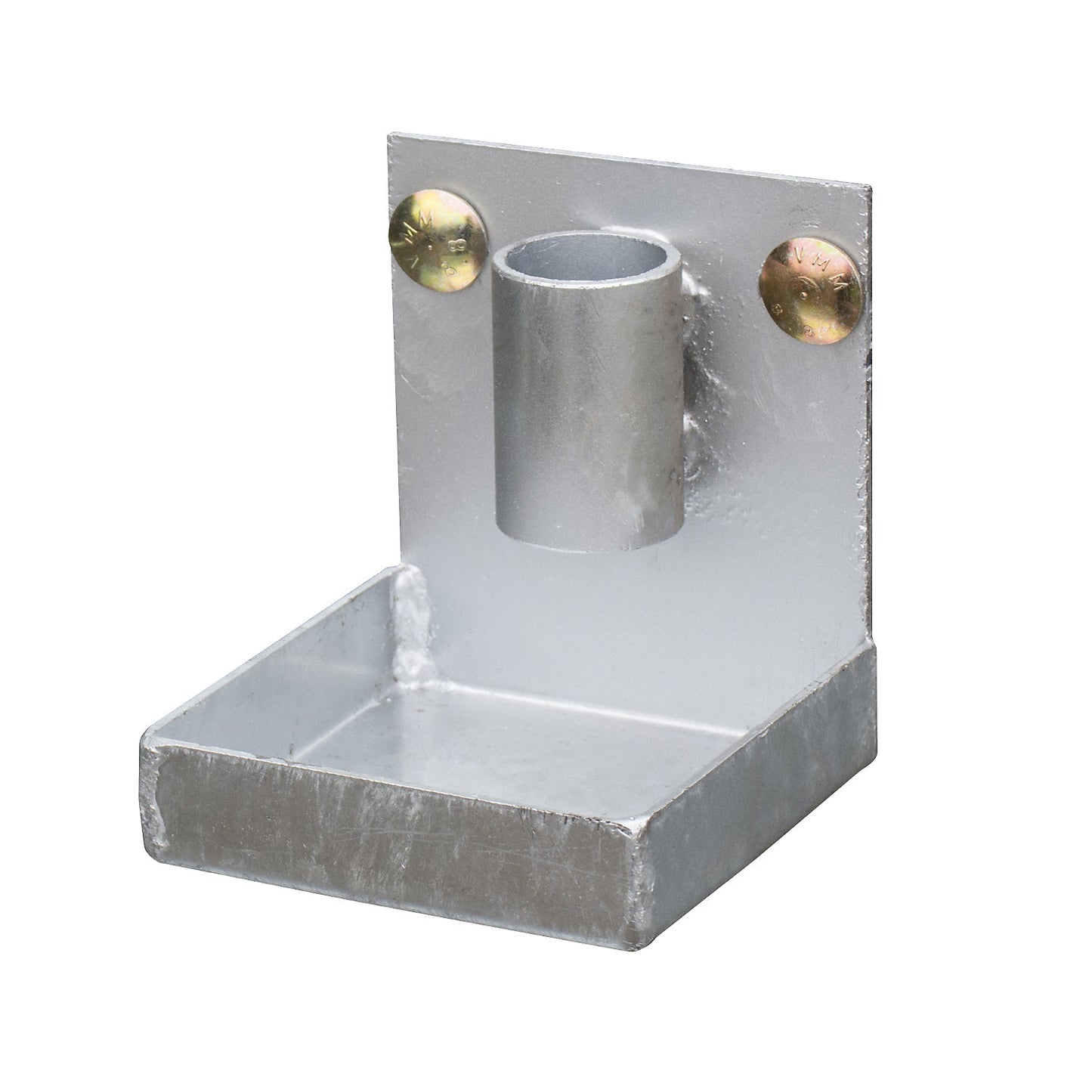 Holder for pump nozzle, with sump tray, sheet steel, hot dip galvanised.