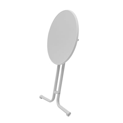 Pedestal table for outdoors, HxØ 1100 x 800 mm, white.