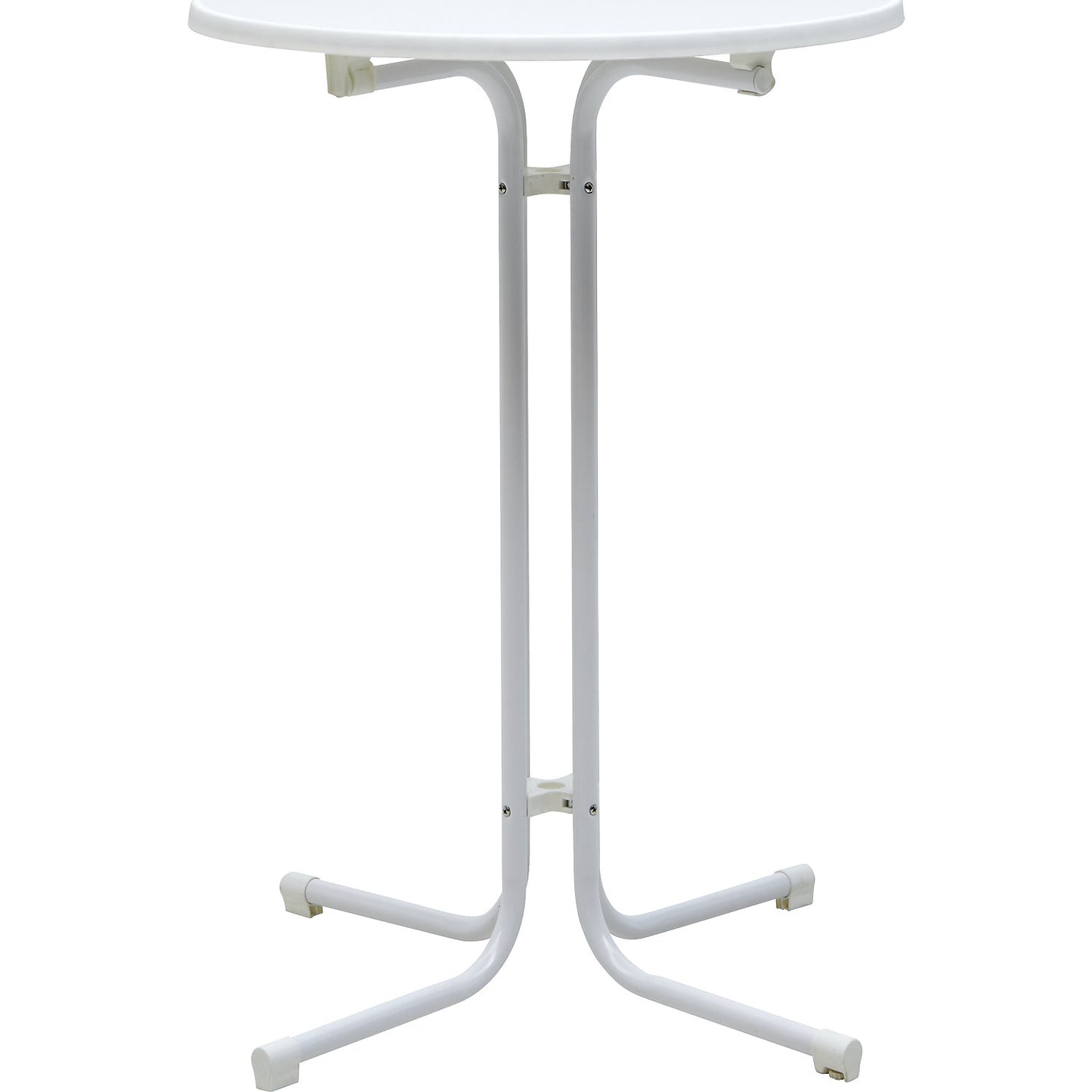 Pedestal table for outdoors, HxØ 1100 x 800 mm, white.