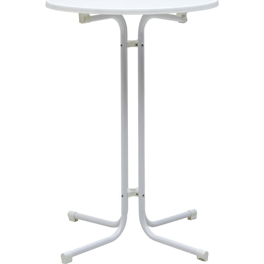 Pedestal table for outdoors, HxØ 1100 x 800 mm, white.