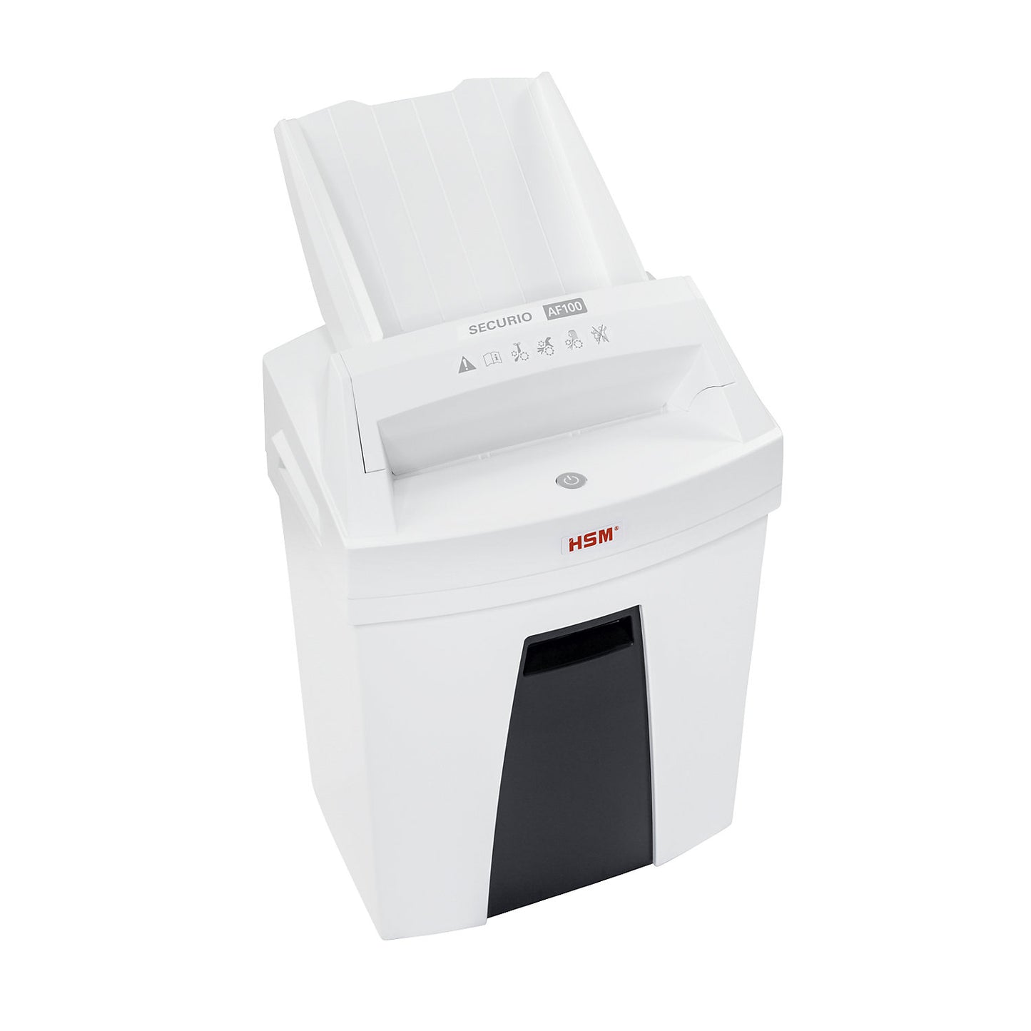 SECURIO autofeed document shredder AF100, collection capacity 25 l, 5 - 6 sheets.