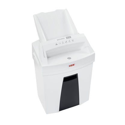 SECURIO autofeed document shredder AF100, collection capacity 25 l, 5 - 6 sheets.