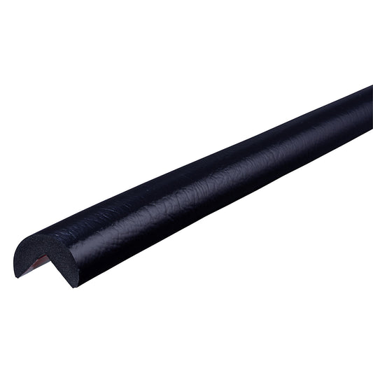Knuffi® corner protection, type A, 1 m piece, black.