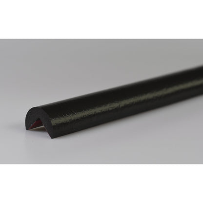 Knuffi® corner protection, type A, 1 m piece, black.