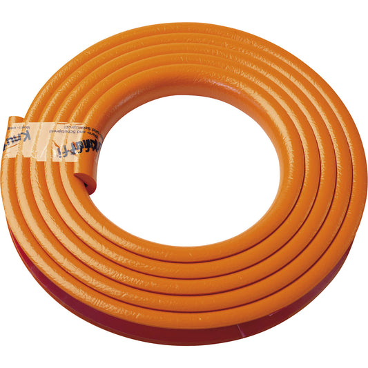 Knuffi® corner protection, type A, 1 x 5 m roll, orange.