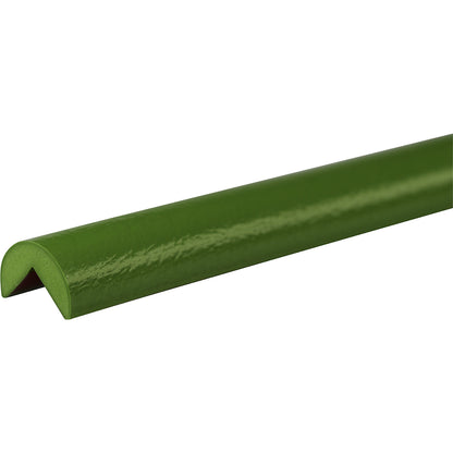 Knuffi® corner protection, colour, type A, 1 m piece, green.