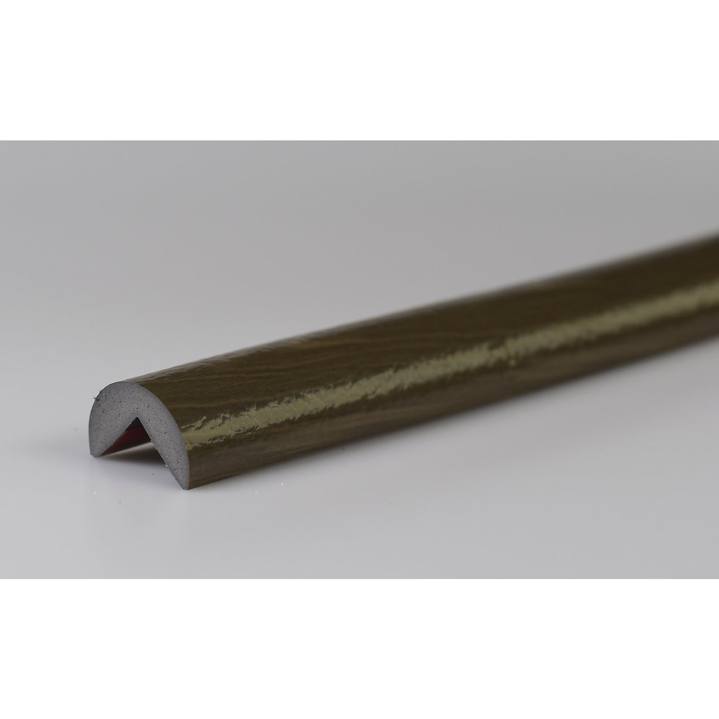 Knuffi® corner protection, colour, type A, 1 m piece, khaki.