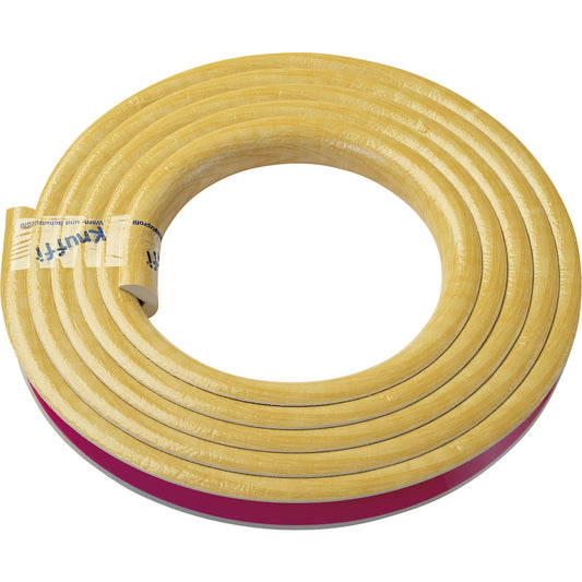 Knuffi® corner protection, type A, 1 x 5 m roll, natural wood finish.