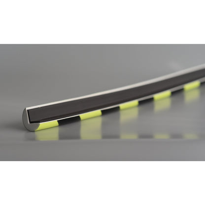 Knuffi® corner protection, magnetic, type A, 1 m piece, black / fluorescent.