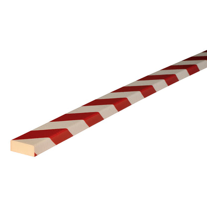 Knuffi® surface protection, type D, 1 m piece, magnet, red / white.