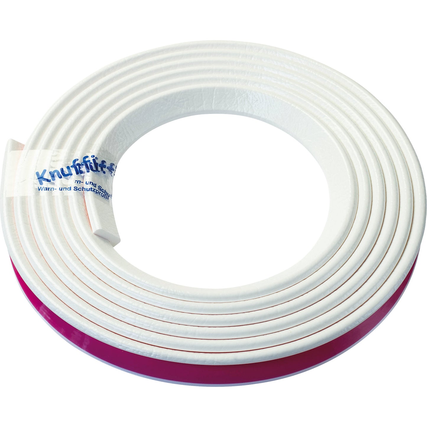 Knuffi® corner protection, type E, 1 x 5 m roll, white.
