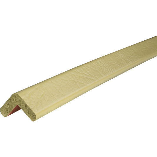Knuffi® corner protection, type E, 1 m piece, beige.