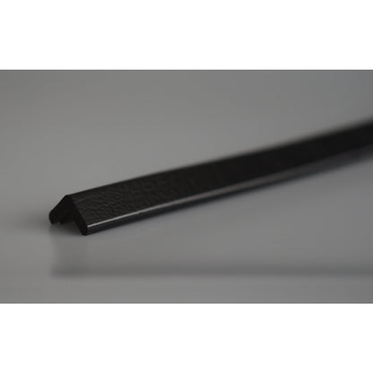 Knuffi® corner protection, type E, 1 m piece, black, magnetic.