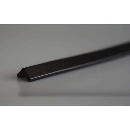 Knuffi® corner protection, type E, 1 m piece, black, magnetic.
