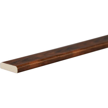 Knuffi® surface protection, type F, 1 m piece, cherry wood finish.