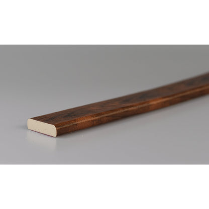 Knuffi® surface protection, type F, 1 m piece, cherry wood finish.