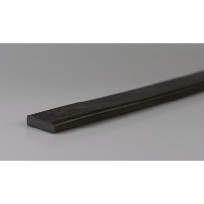 Knuffi® surface protection, type F, 1 m piece, dark wood finish.