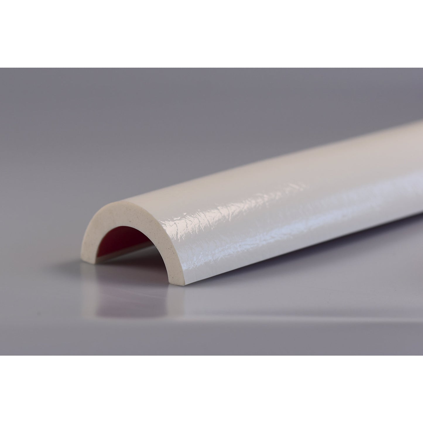 Knuffi® pipe protection, type R50, 1 m length, white.