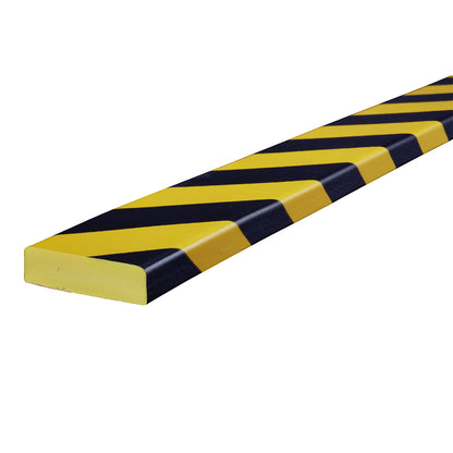 Knuffi® surface protection, type S, 1 m piece, yellow / black.