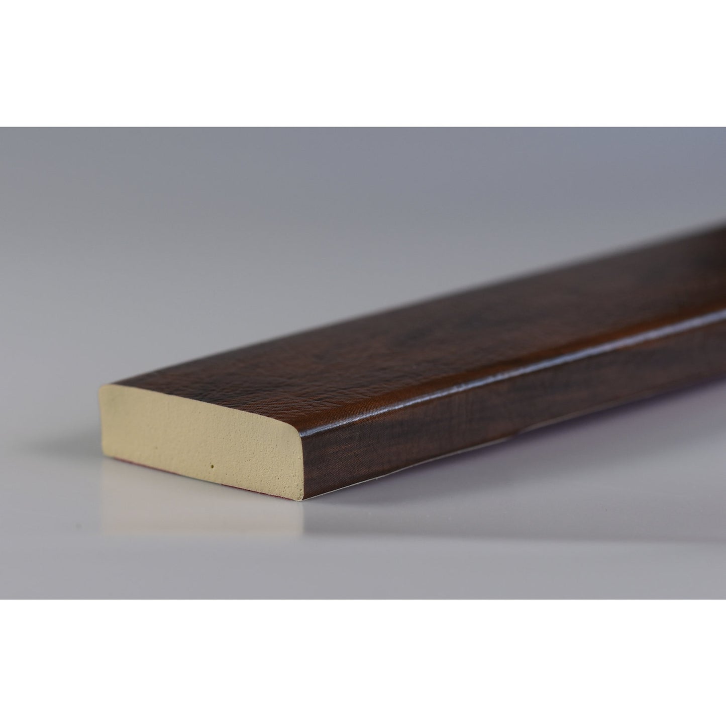 Knuffi® surface protection, type S, 1 m piece, cherry wood finish.