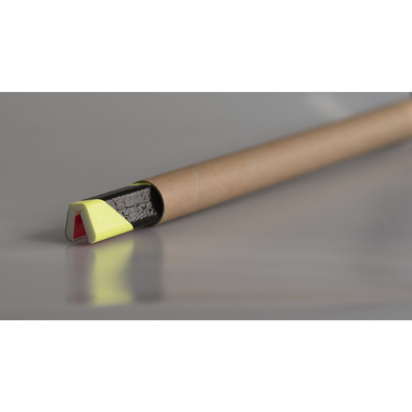 Knuffi® corner protection, type W, 1 m piece, black / fluorescent.
