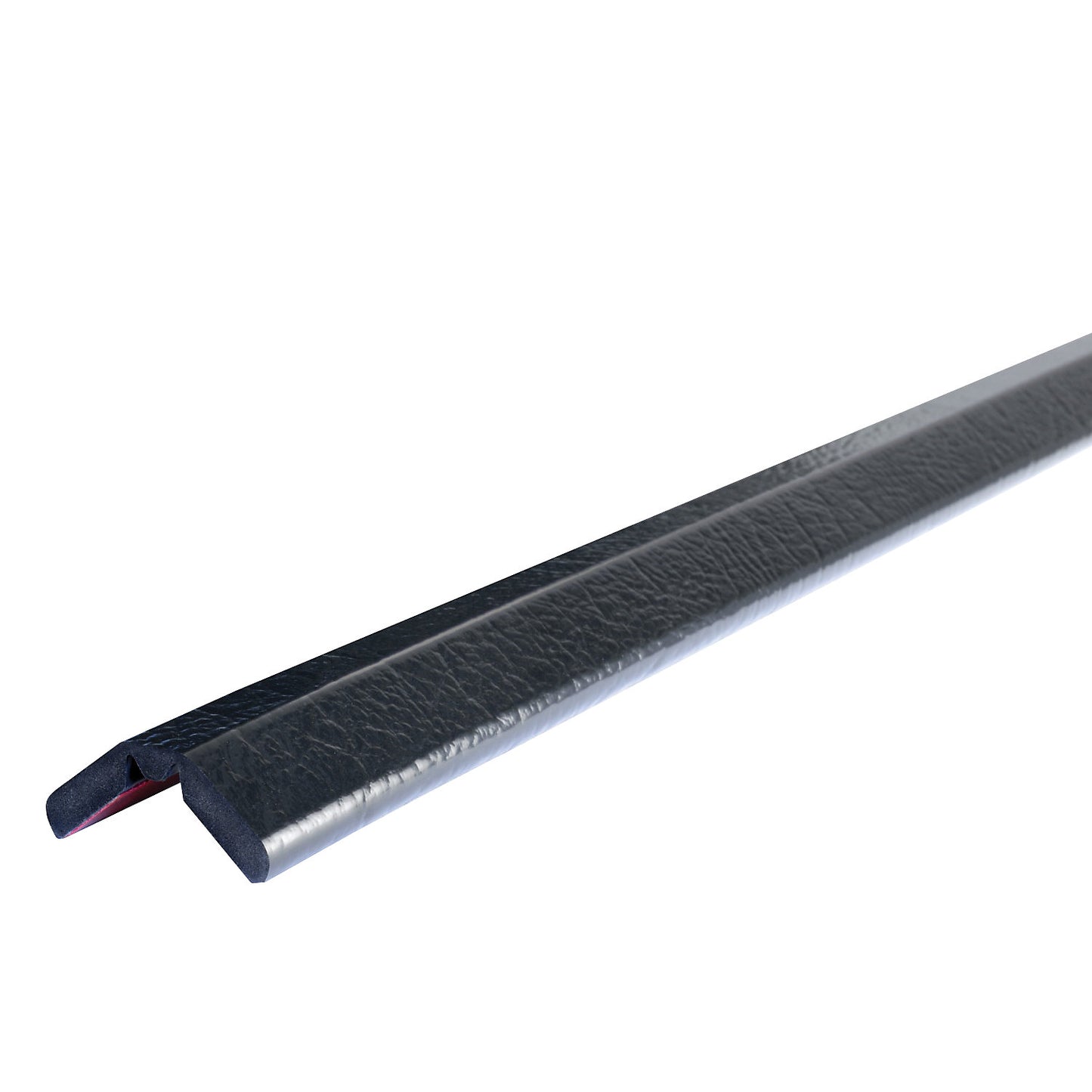 Knuffi® corner protection, type W, 1 m piece, black.