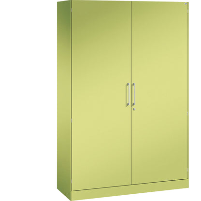 ASISTO double door cupboard, height 1980 mm, width 1200 mm, 4 shelves, viridian green/viridian green.