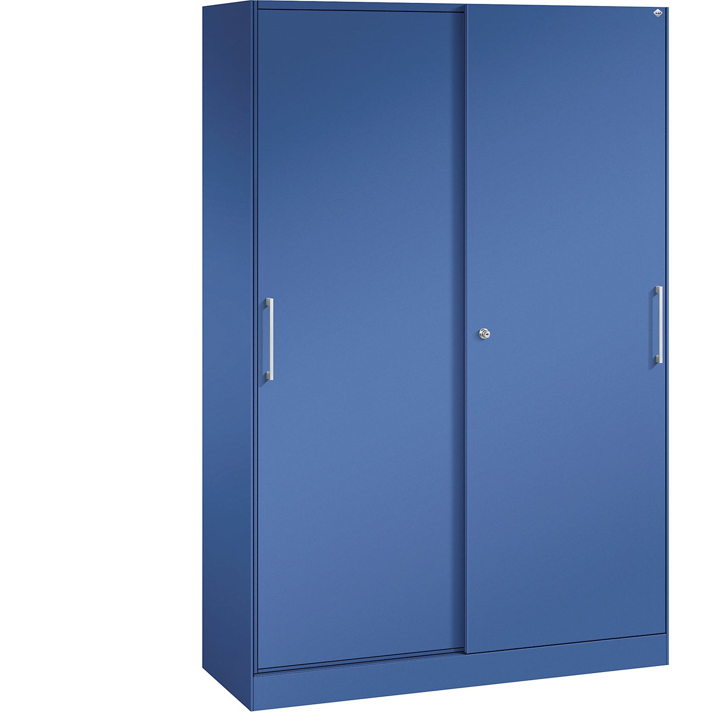 ASISTO sliding door cupboard, height 1980 mm, width 1200 mm, gentian blue/gentian blue.
