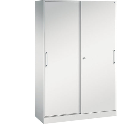 ASISTO sliding door cupboard, height 1980 mm, width 1200 mm, light grey/light grey.