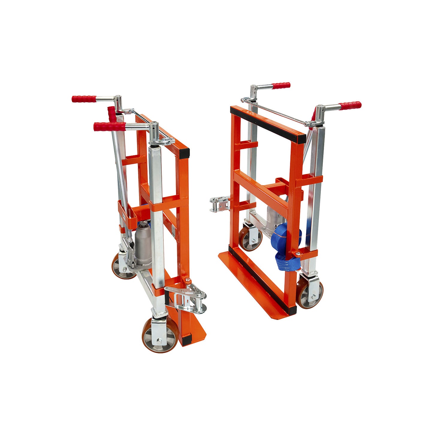 Furniture mover, hydraulic, pack of 2, max. load 2000 kg, lift 200 mm.