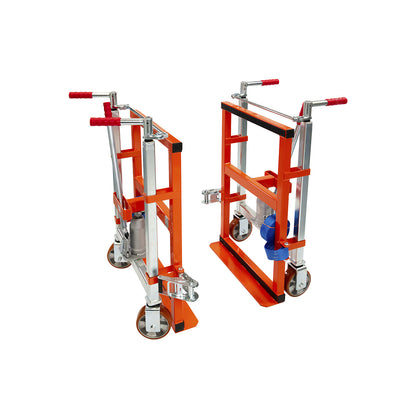 Furniture mover, hydraulic, pack of 2, max. load 2000 kg, lift 200 mm.