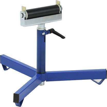 Material support stand, support width 200 mm, blue.