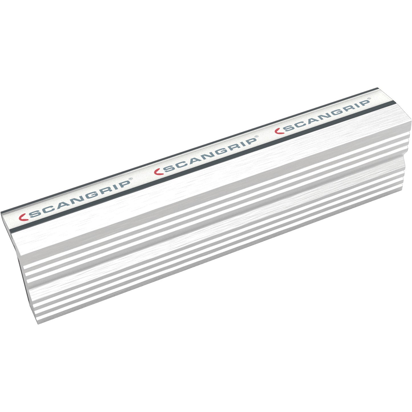 Magnetic vice jaws, neutral protective jaws made of hardened aluminium, 1 pair, jaw width 100 mm.