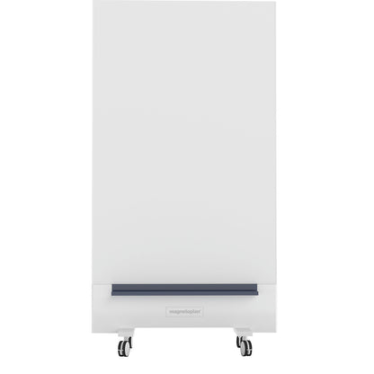Infinity Wall, mobile, white enamel on both sides, HxWxD 1910 x 1000 x 340 mm.