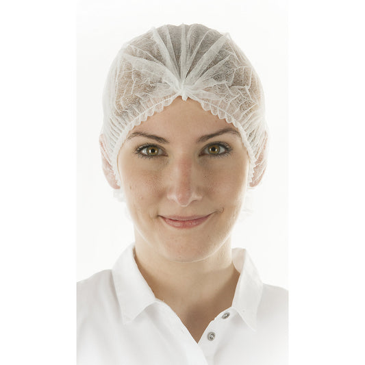 LIGHT hair nets, pack of 1000, PP fleece.