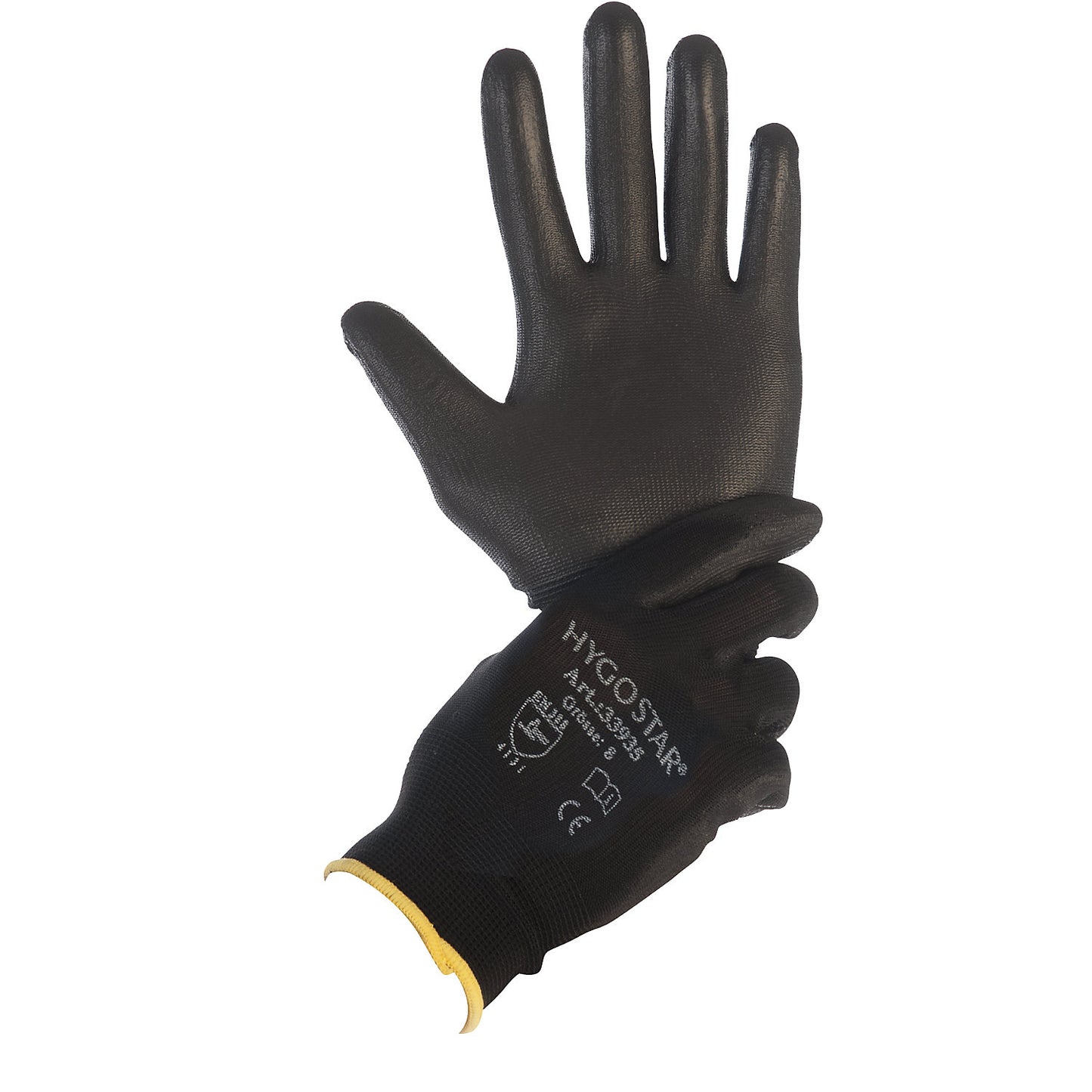 BLACK ACE fine knit gloves, pack of 120 pairs, size 7 (S).